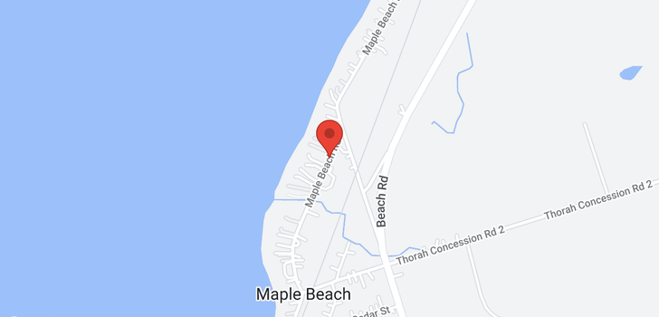 map of 25260 MAPLE BEACH RD